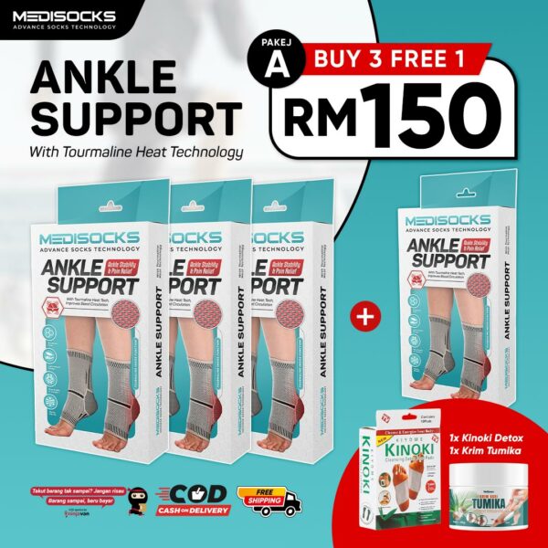 (ANKLE SOCKS) PAKEJ A